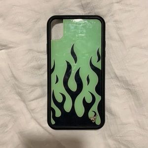 Wildflower Green Flames Case
